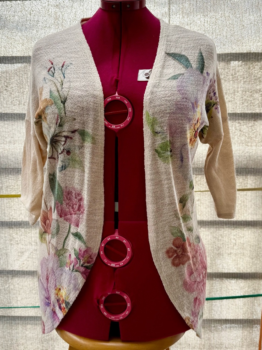 Live In The Moment Cream Floral Open-Front Cardigan